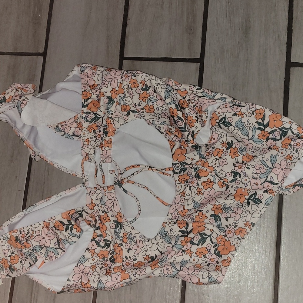NWOT Cupshe 1 Piece Floral Print Size XXL Firm - Picture 5 of 7